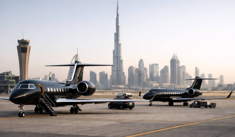 BAE’de Havacılık Krizi: 1win, VIP Müşterilerini Özel Jetlerle Uçuruyor!