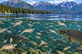 Montana Flathead Gölü'nde Balıkları Beslemek İçin Salınan Karidesler Besin Ağını Değiştirdi