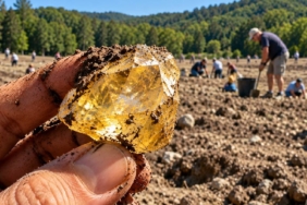 ABD'deki Crater of Diamonds Parkı'nda Ziyaretçiler 40 Karatı Aşan Elmaslar Çıkarıyor