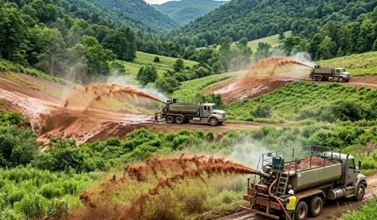 Hindistan Kırsalında Nehir Tabanlarına Serilen Kil Kurak Dönemde Kuyuları Suyla Doldurdu